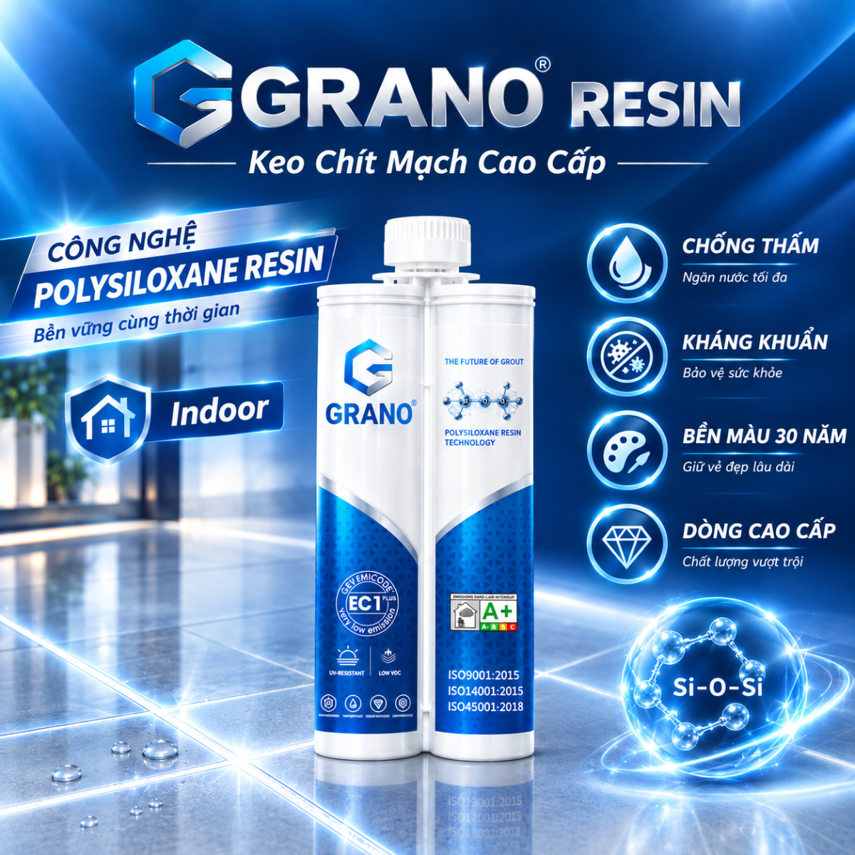 Grano Resin Trong Nhà